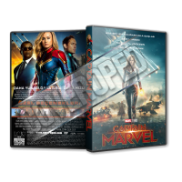 Captain Marvel 2019 V1 Türkçe dvd cover Tasarımı